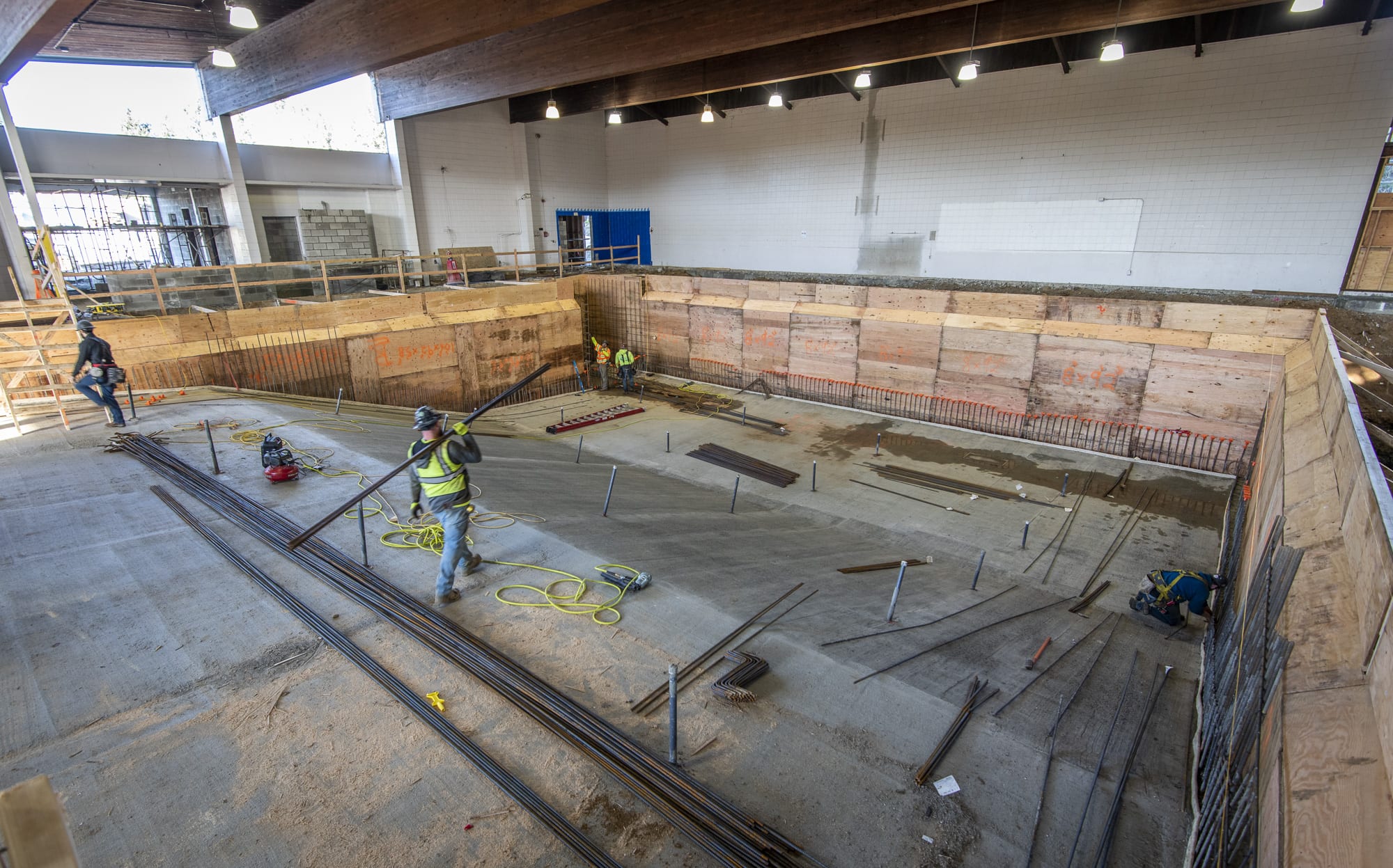 Daugherty Aquatic Center Pool Construction