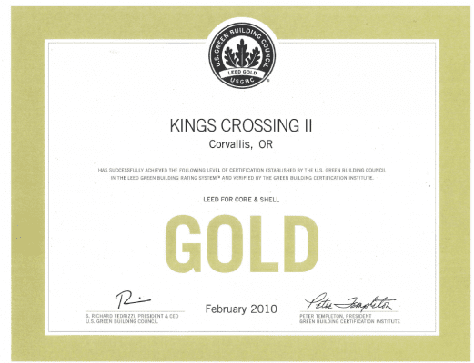 Kings Crossing II LEED Gold